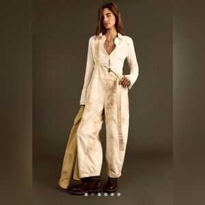NWT FREE PEOPLE WE THE FREE FELIX DENIM OVERALLS 🔥